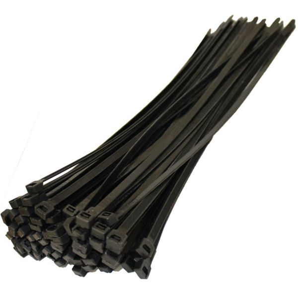 Acconet 100 Pack Black 300x4.8mm Cable Tie