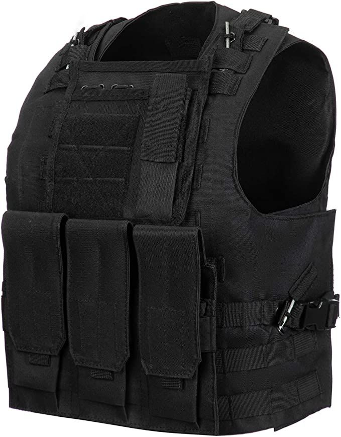 Adjustable Tactical Utility Vest Combat Training / Airsoft / Hunting Buy Online in South