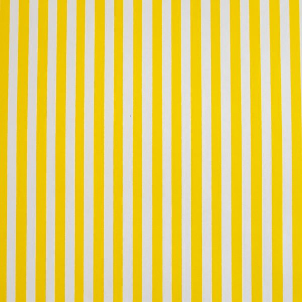 Yellow and White Stripes Wrapping paper - 10m roll