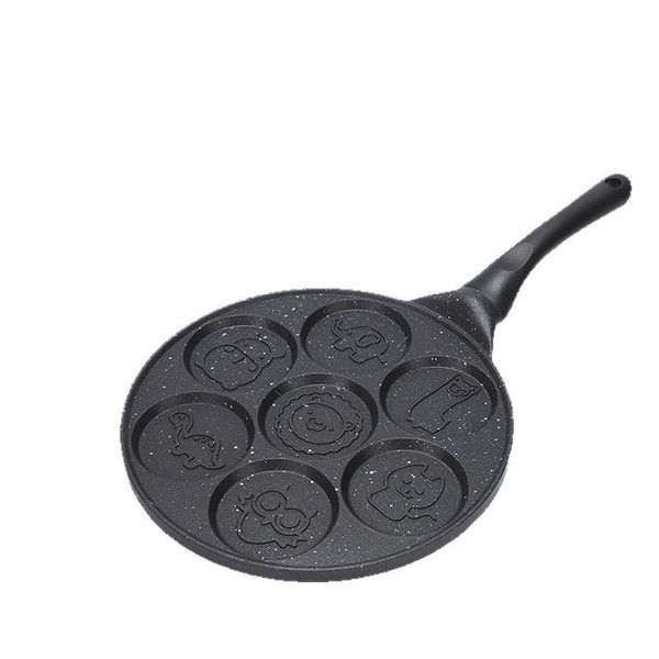 Non-Stick Waffle Pancake Pan with 7 Mini Round Holes