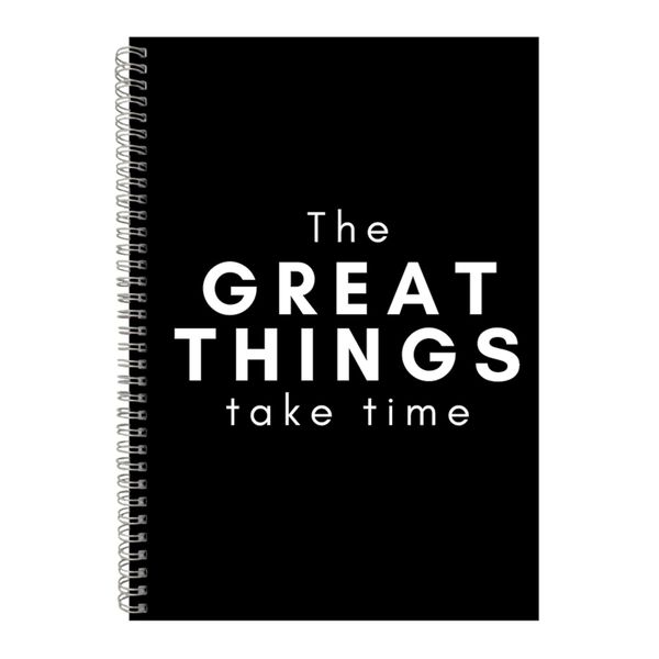 Great A4 Notebook Spiral Lined Motivational Saying Graphic Notepad Gift 226
