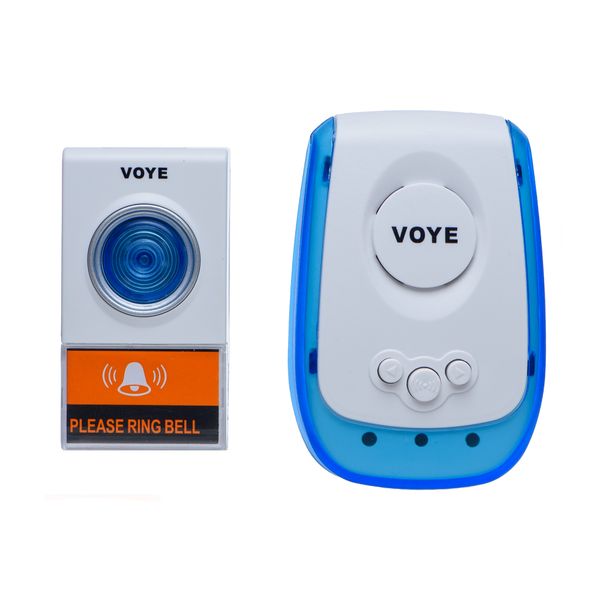 V009A VOYE Wireless Door Bell System Transmitter + Receiver, 38 Tunes