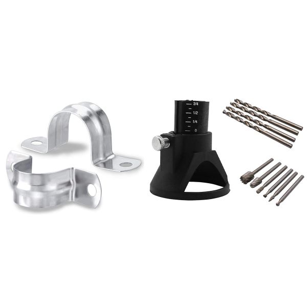 11 Pcs Multipurpose Cutting Guide Kit Shank Hss Routing Router Bits