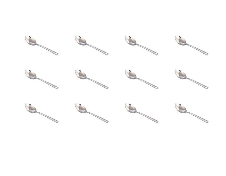 Stainless Steel Serving Spoon - Set of 12 Pieces