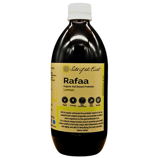 Salt of the Earth - Rafaa Organic Soil Based Probiotic - Lemon - 500ml