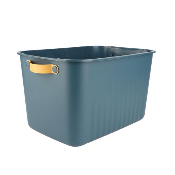 Spacious Sturdy PP Storage Bins with Lids 35.7x25x22.4cm Dustproof Plastic