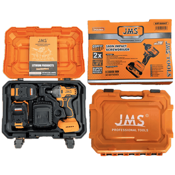 JMS 21V 160N Walls Suitable Cordless Electric Impact Screwdriver -Brushless