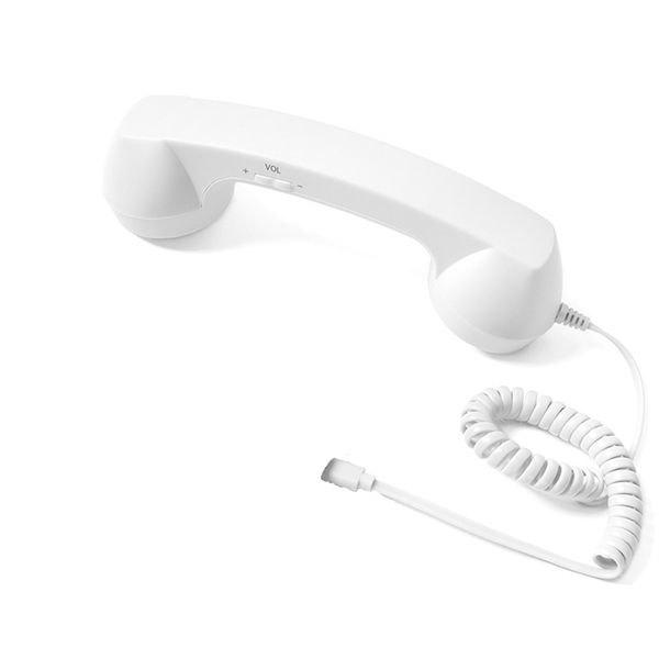 Retro Telephone Handset Receivers Headphones, USB-C with Answer Button