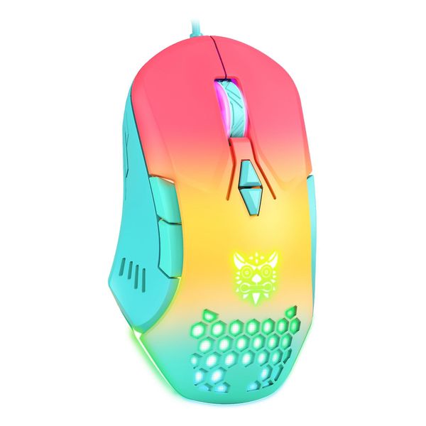 ONIKUMA CW902 Anti-Sweat &amp; Non-Slip Gaming Mouse With Colorful Lighting