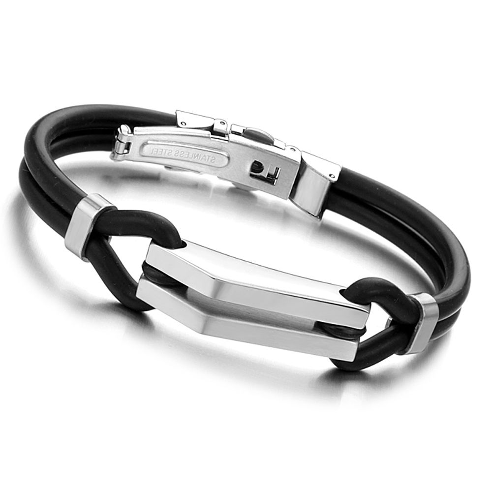 Men's Unique Stylish Silicone Bracelet Shop Today. Get it Tomorrow