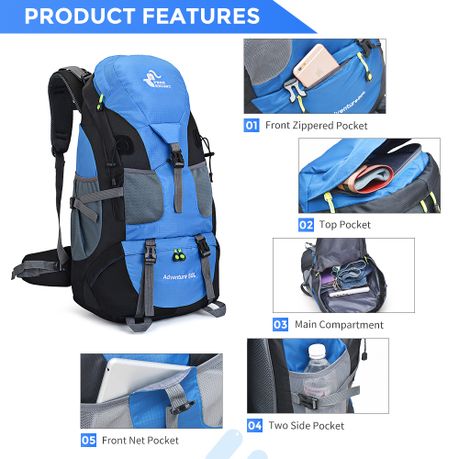 Free knight clearance 50l backpack