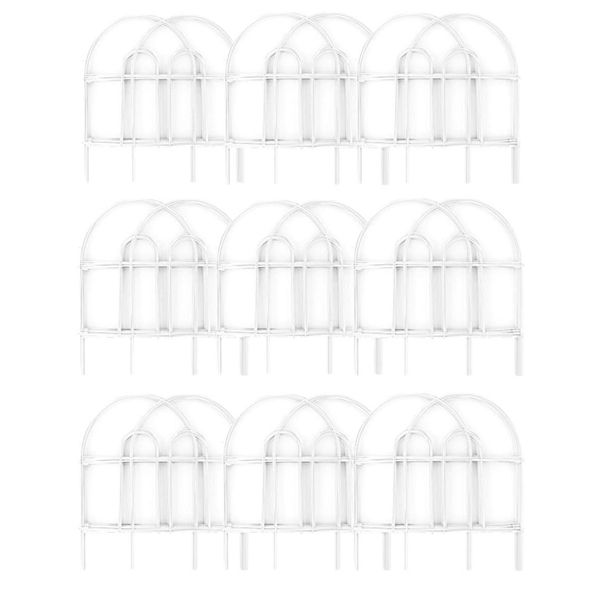 Garden Multifunctional Fencing Set of 25 - White (Value Pack)