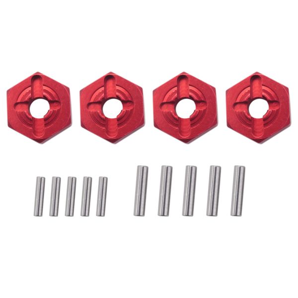 Aluminum Alloy 12Mm Combiner Wheel Hub Hex Adapter Upgrades Yellow
