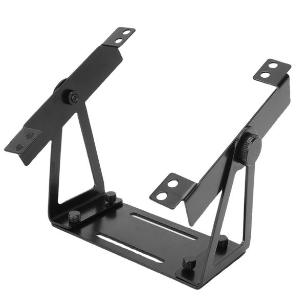 360 Degree Pivoting Fan Stand Mount For 120 140mm PC Computer Fan Black