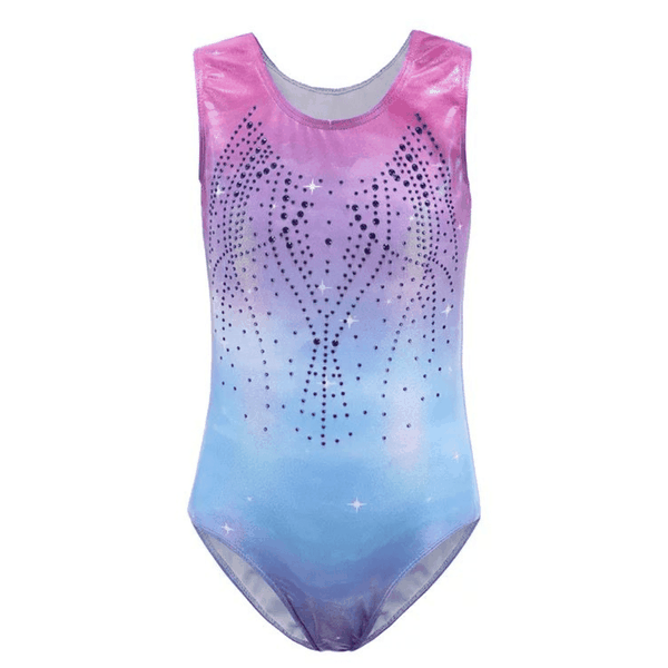 Star Ombre Rhinestone Leotard