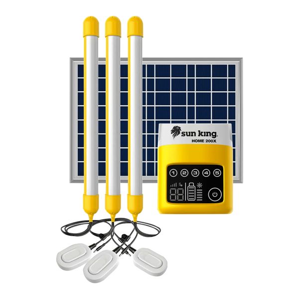 SunKing Home 200X Keypad Full Solar Light System Set