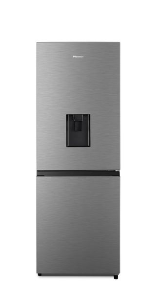 Hisense 222L Bottom Freezer Fridge with Water Dispenser - Inox