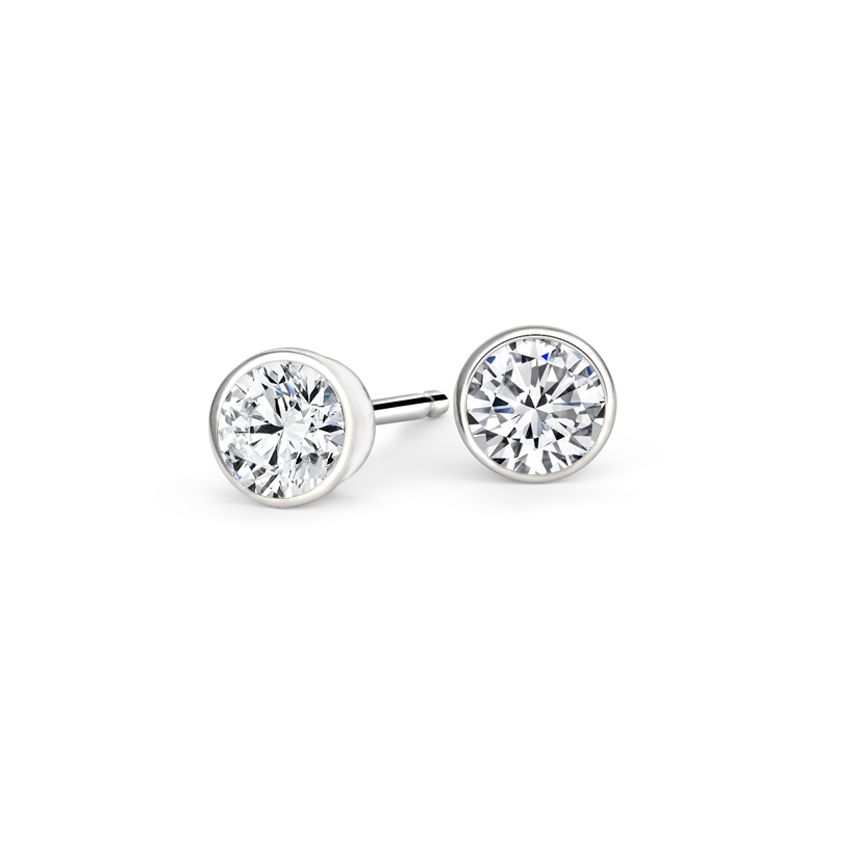 Pristina Bevel Crystal Ear Stud Earring Unisex - Clear Crystal | Shop ...