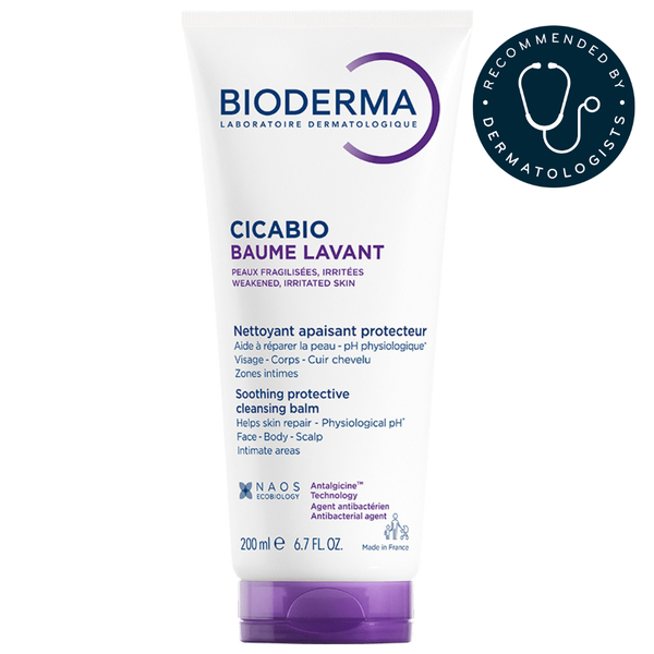 BIODERMA Cicabio Cleansing Balm Soothing Cleanser for Sensitive Skin 200ml