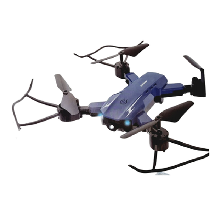 CTS -Smart GPS 4K Camera Drone 2.4GHz Wireless Quadcopter FPV Foldable Blue