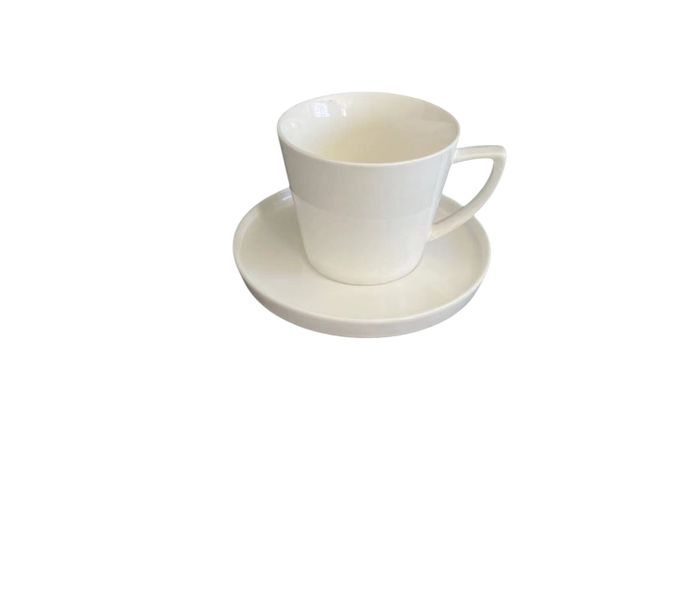 White Ceramic Coffee Cup 110ml - Set of 6