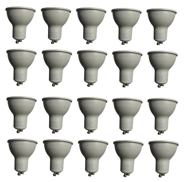 GU10 5W LED Rechargeble Downlights - 20 Pack Cool White