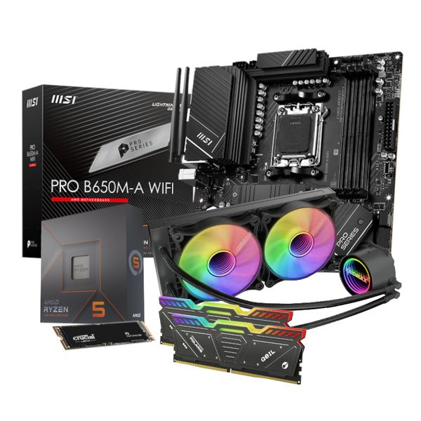 PCBuilder AMD Ryzen 5 7600X LEVEL UP Core Upgrade Kit