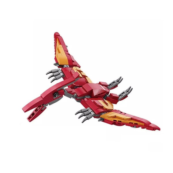Pack Of 276 Pieces Prehistoric Dinosaur Building Blocks Toy - Pterosaur