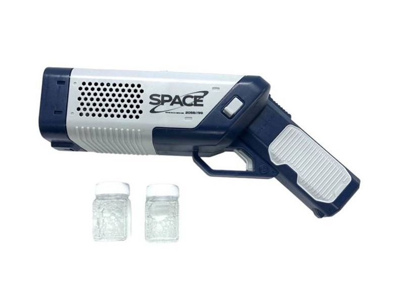 Space Colorful Summer Bubble Gun - Blue