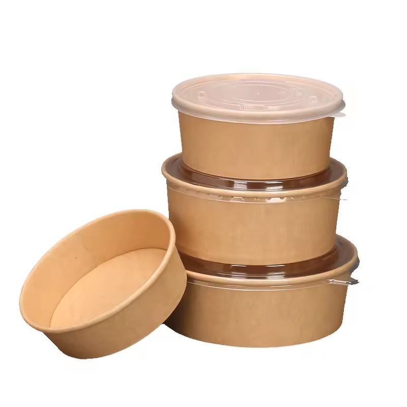 Food Grade Disposable Paper Bowls With Lids - 50 Pieces | Shop Today ...