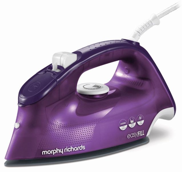 Morphy Richards Iron Steam / Dry / Spray Ceramic Purple 350ml 2400W "Breeze Easy Fill
