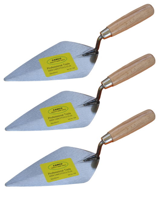 Camco ( Pack of 3) Pointing Trowel (Wooden Handle) - 200mm