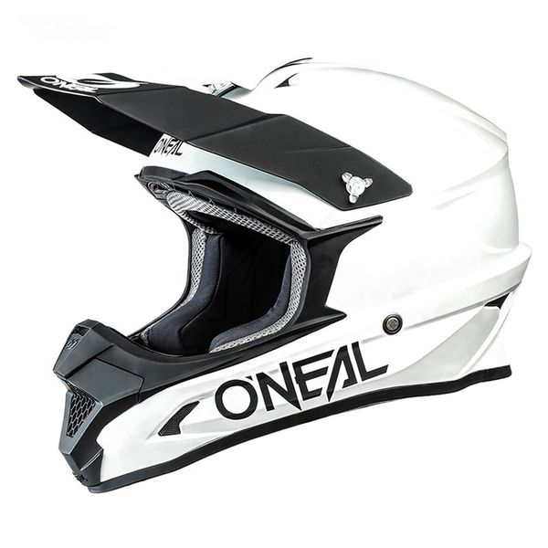 O Neal 1 Series MX Helmet Solid White