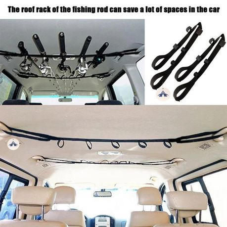 Universal Fishing Rod Holder Straps For Car Vans SUV Truck Jeep