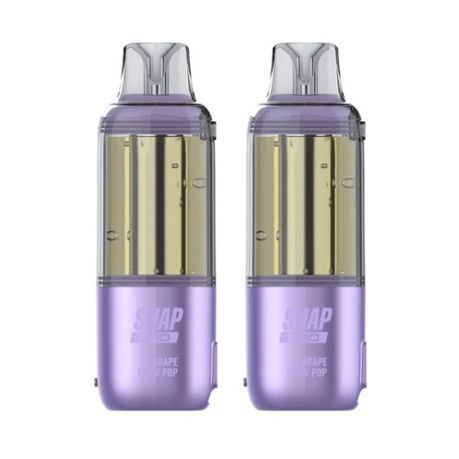Dinner Lady Snap Pro\X 35k Puffs Disposable Vape POD 50mg-Grape Blow Pop-2 Image