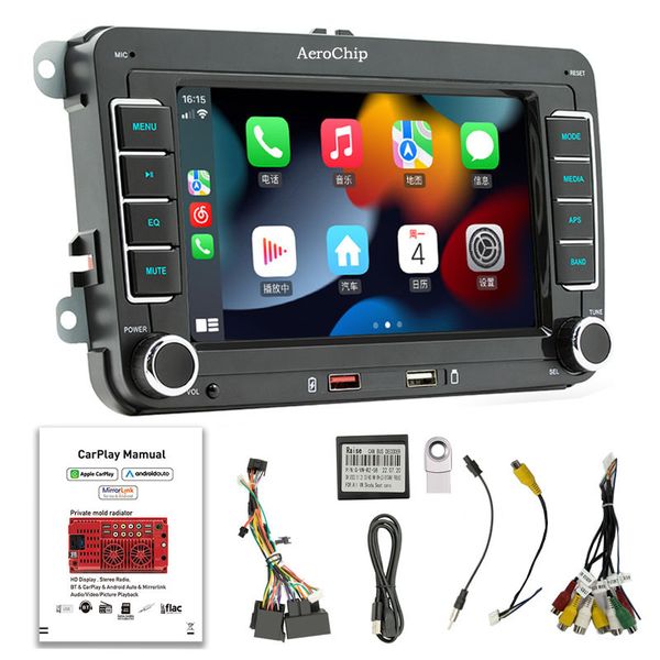 7-inch Car Stereo MP5 Player - Android &amp; Apple Car Bluetooth Audio