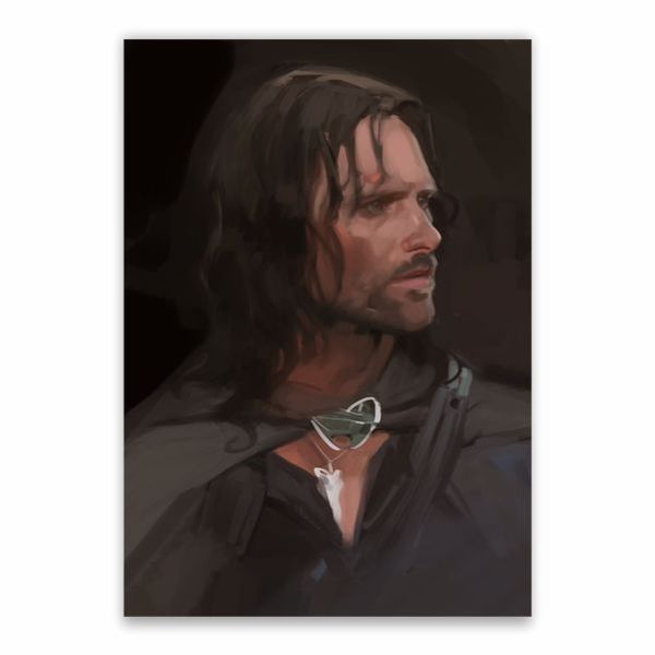 Aragorn Portrait Poster - A1
