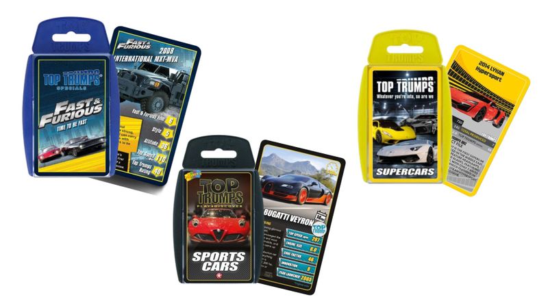Top Trumps Petrolhead Bundle - Fast &amp; Furious, Supercars &amp; Sports Cars