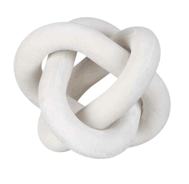 White Wood Tabletop Irregular cm Ornaments