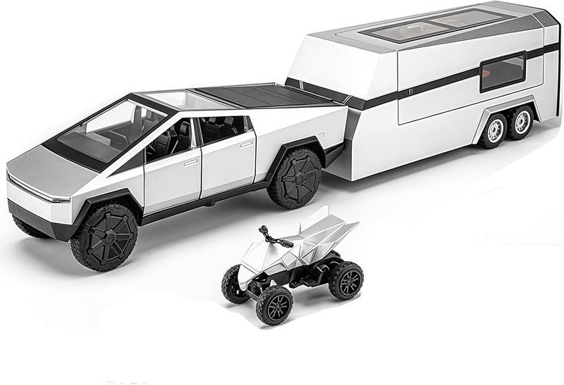 1/32 CyberTruck Toy Diecast - RV Metal