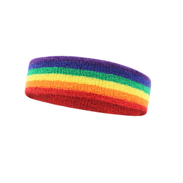 AOLIKES Cotton Athletic Headband Elastic Sweatbands for Women and Men - 1 Piece