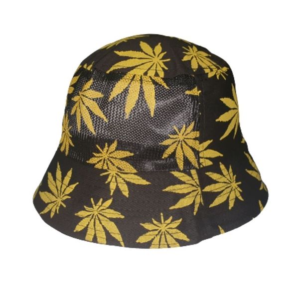 Rasta Print Bucket Hat with Mesh