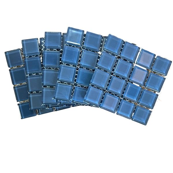Mosaic Tiles - Storm Blue Tiles 23mm (Crafting Tiles)