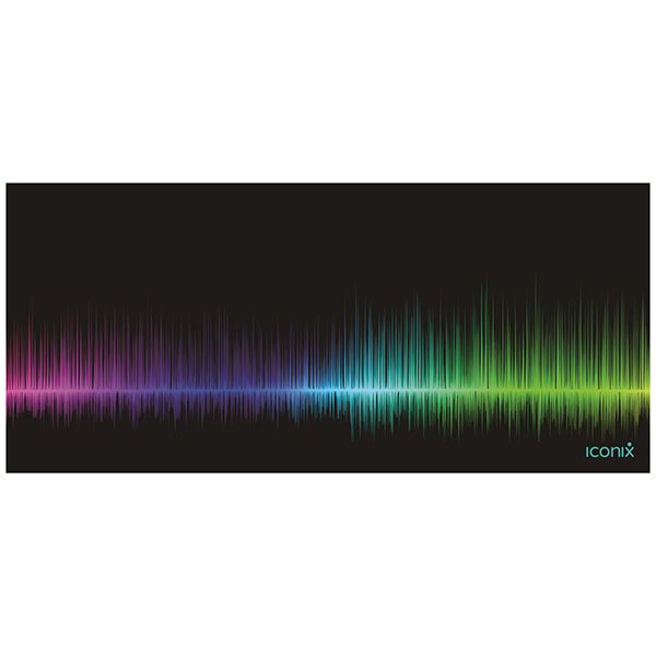 Iconix Colour Spread Full Desk XL Coverage Gaming and Office Mouse Pad