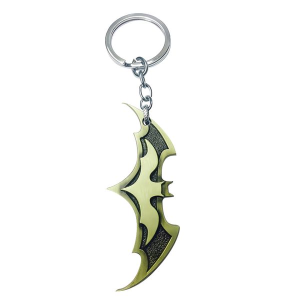 Batman Batarang Symbol Justice League/The Dark Knight Keychain - Silver
