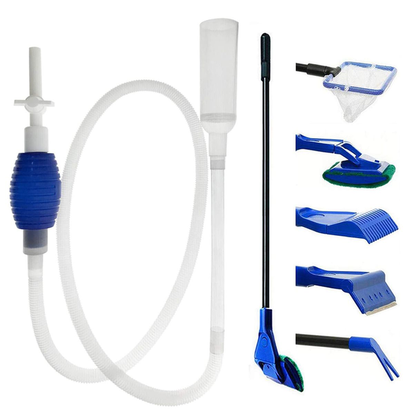 5 in 1 Fish Tank Aquarium Cleaning Tools Set Cleaning Algae Scrapers Set