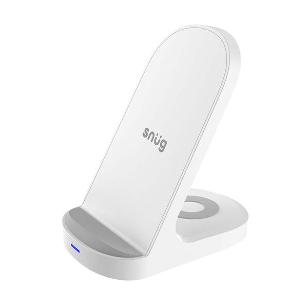 Snug Wireless 2-In-1 Stand Charger 15W - White