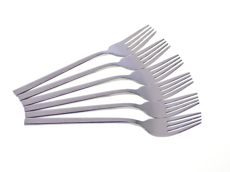 Elegant 6 Pieces Cake Forks