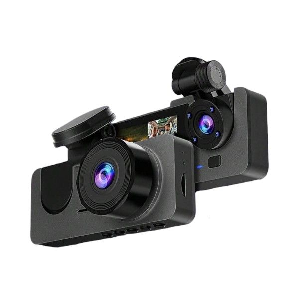 2K Full UHD Car Dash Camera Front Rear with Built-In Super Night Vision