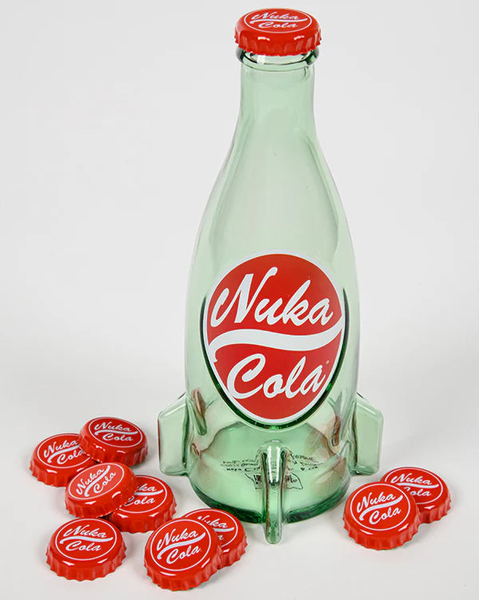 Fallout: Nuka-Cola Glass Bottle &amp; Caps